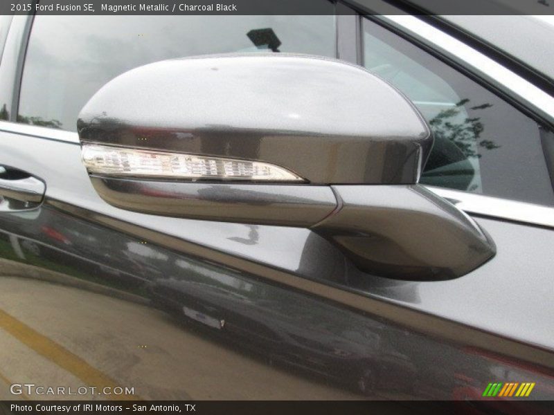 Magnetic Metallic / Charcoal Black 2015 Ford Fusion SE
