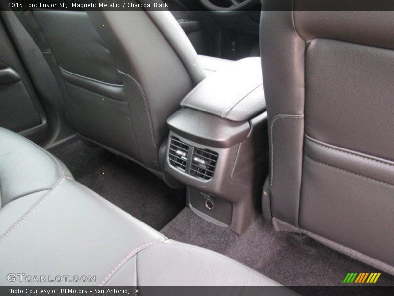 Magnetic Metallic / Charcoal Black 2015 Ford Fusion SE