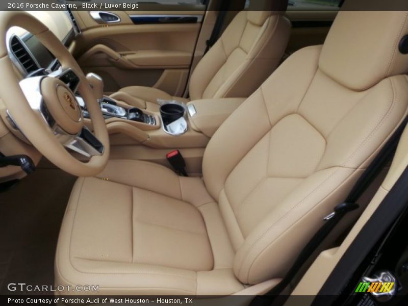 Front Seat of 2016 Cayenne 