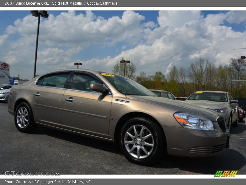 Gold Mist Metallic / Cocoa/Cashmere 2007 Buick Lucerne CXL