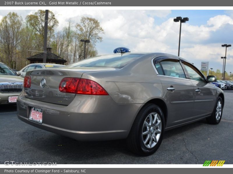 Gold Mist Metallic / Cocoa/Cashmere 2007 Buick Lucerne CXL