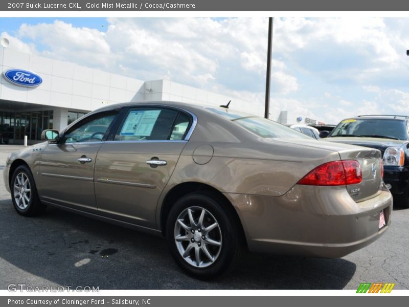 Gold Mist Metallic / Cocoa/Cashmere 2007 Buick Lucerne CXL