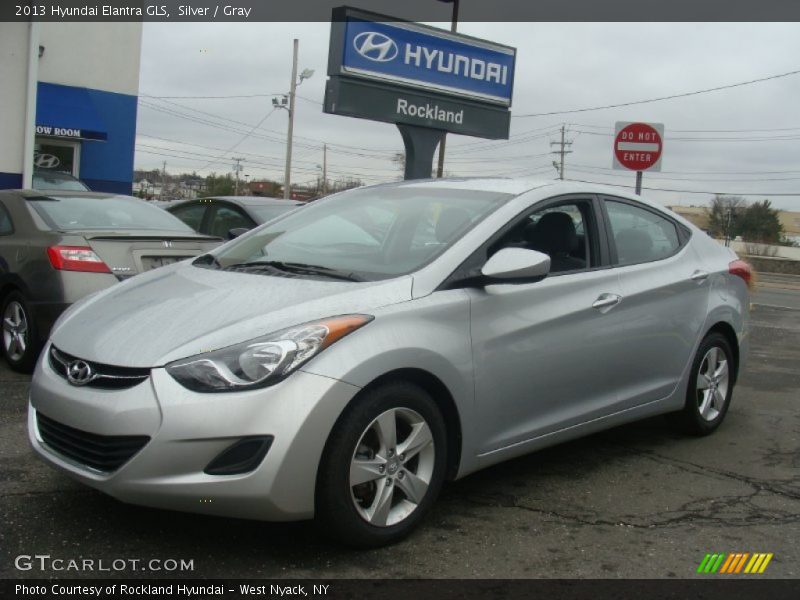 Silver / Gray 2013 Hyundai Elantra GLS
