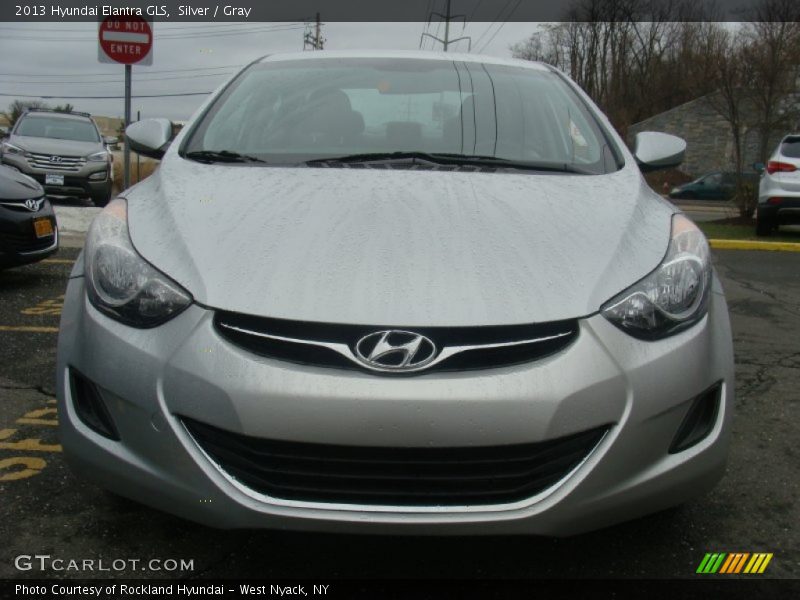 Silver / Gray 2013 Hyundai Elantra GLS