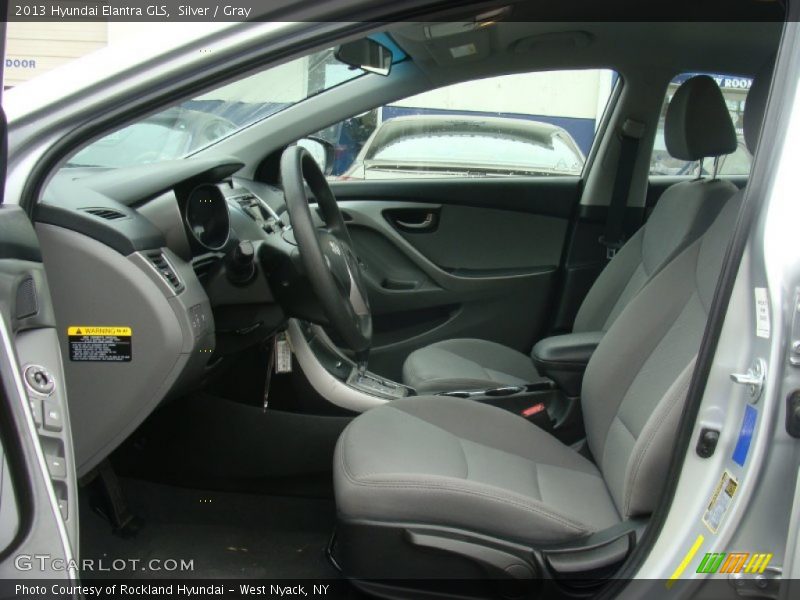 Silver / Gray 2013 Hyundai Elantra GLS