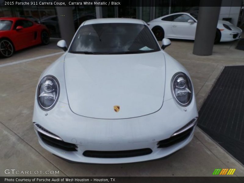 Carrara White Metallic / Black 2015 Porsche 911 Carrera Coupe