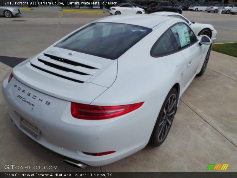 Carrara White Metallic / Black 2015 Porsche 911 Carrera Coupe