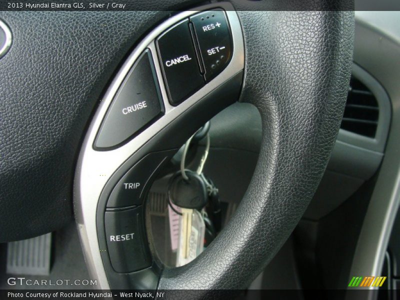 Silver / Gray 2013 Hyundai Elantra GLS