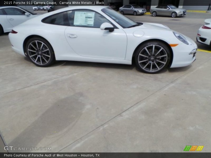 Carrara White Metallic / Black 2015 Porsche 911 Carrera Coupe