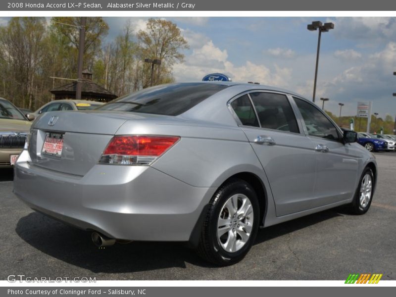 Alabaster Silver Metallic / Gray 2008 Honda Accord LX-P Sedan