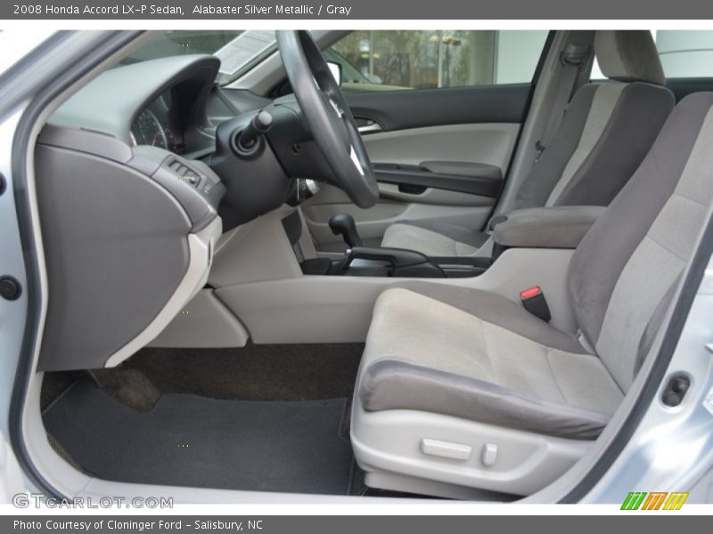 Front Seat of 2008 Accord LX-P Sedan