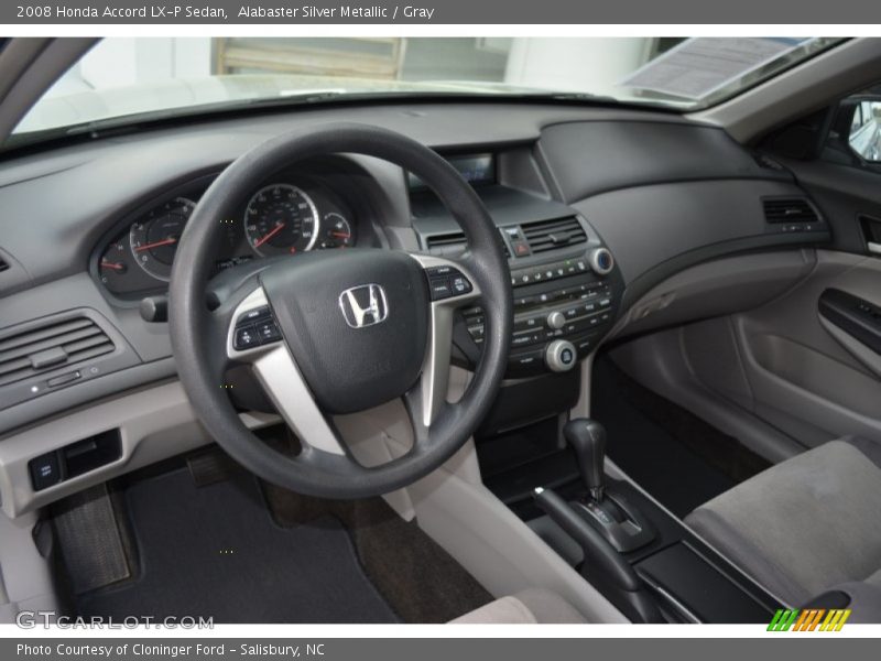  2008 Accord LX-P Sedan Gray Interior