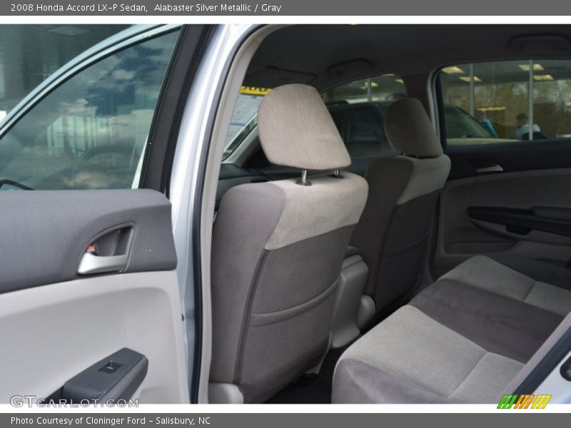 Alabaster Silver Metallic / Gray 2008 Honda Accord LX-P Sedan