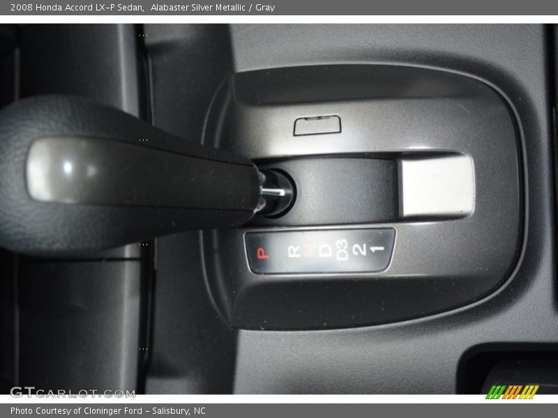 Alabaster Silver Metallic / Gray 2008 Honda Accord LX-P Sedan