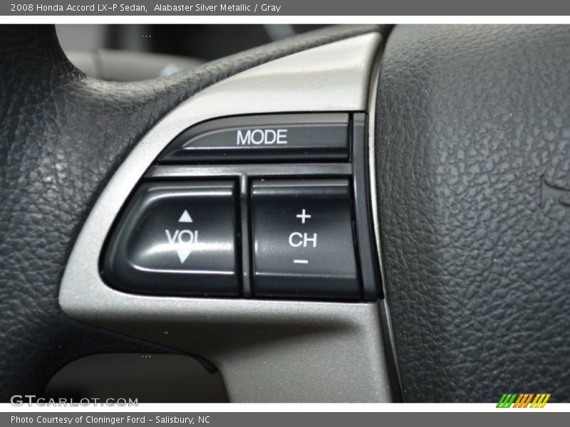 Alabaster Silver Metallic / Gray 2008 Honda Accord LX-P Sedan