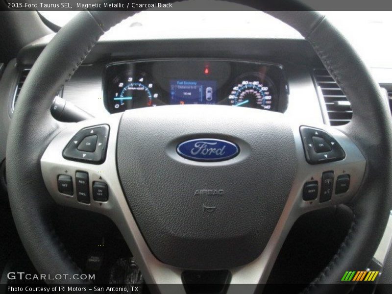 Magnetic Metallic / Charcoal Black 2015 Ford Taurus SEL