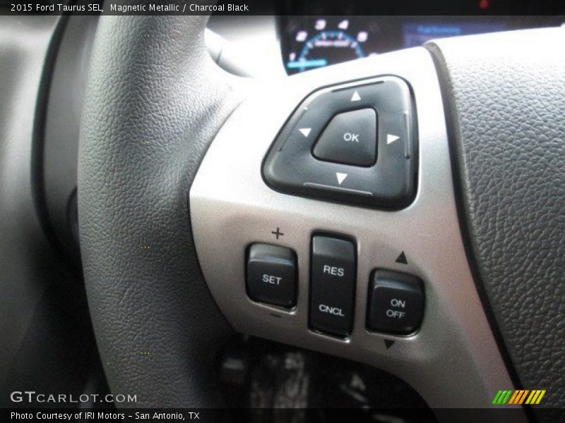 Magnetic Metallic / Charcoal Black 2015 Ford Taurus SEL