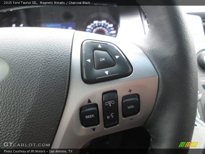 Magnetic Metallic / Charcoal Black 2015 Ford Taurus SEL