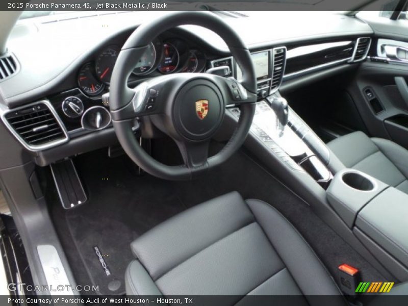 Black Interior - 2015 Panamera 4S 