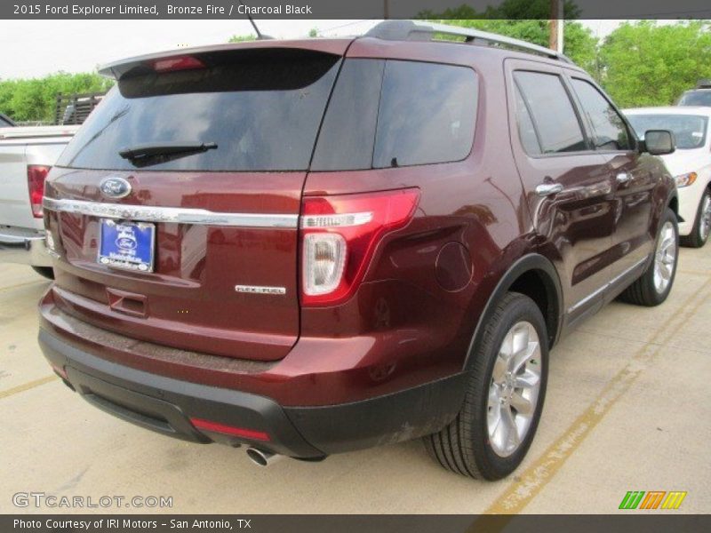 Bronze Fire / Charcoal Black 2015 Ford Explorer Limited