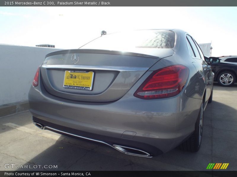 Paladium Silver Metallic / Black 2015 Mercedes-Benz C 300