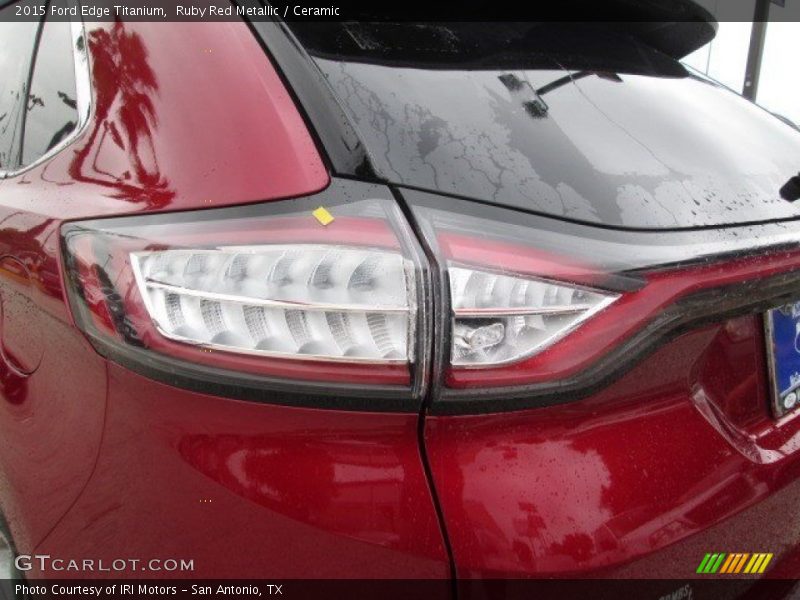 Ruby Red Metallic / Ceramic 2015 Ford Edge Titanium