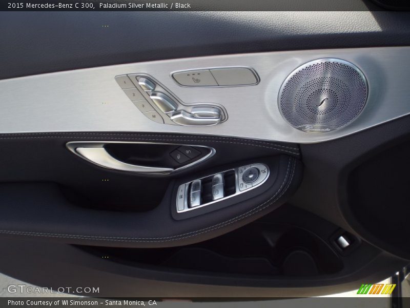 Paladium Silver Metallic / Black 2015 Mercedes-Benz C 300