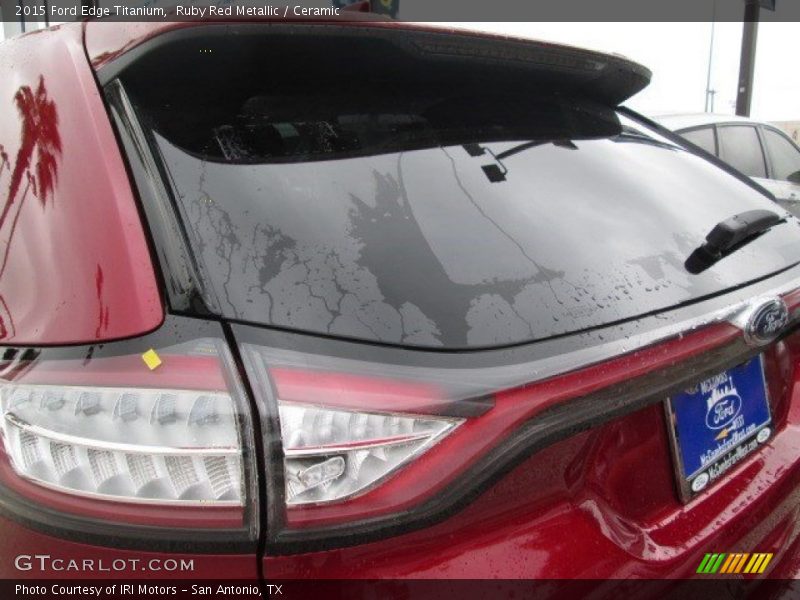 Ruby Red Metallic / Ceramic 2015 Ford Edge Titanium