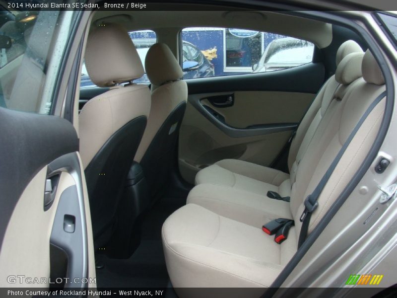 Bronze / Beige 2014 Hyundai Elantra SE Sedan