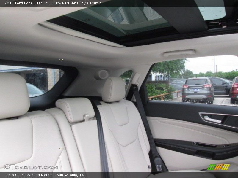 Rear Seat of 2015 Edge Titanium