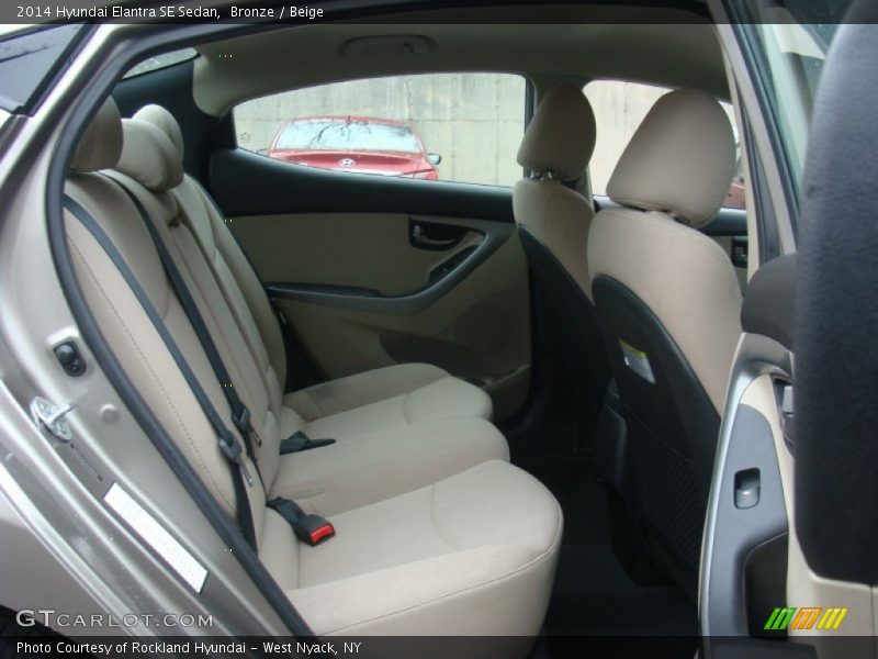 Bronze / Beige 2014 Hyundai Elantra SE Sedan