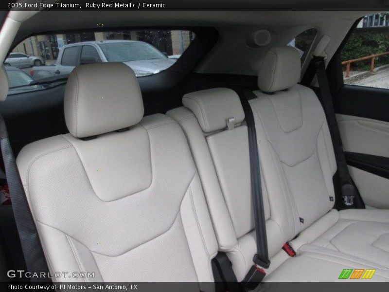 Rear Seat of 2015 Edge Titanium