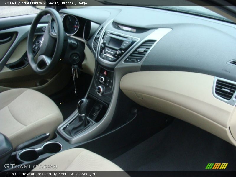 Bronze / Beige 2014 Hyundai Elantra SE Sedan