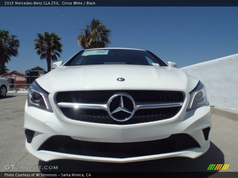 Cirrus White / Black 2015 Mercedes-Benz CLA 250