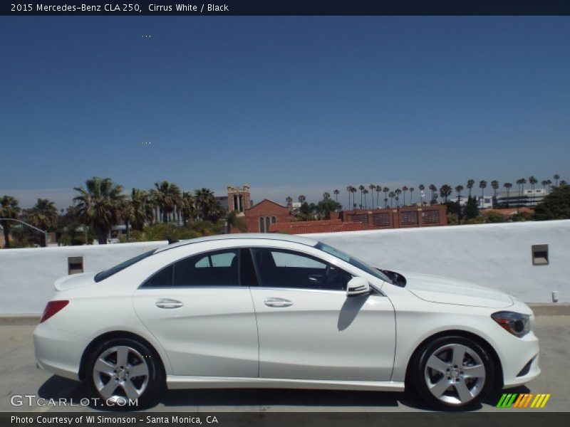 Cirrus White / Black 2015 Mercedes-Benz CLA 250