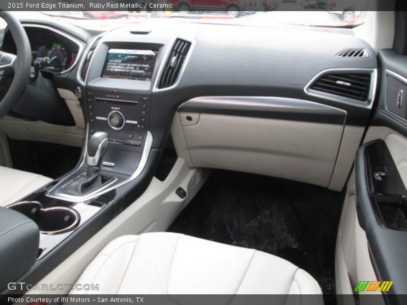 Ruby Red Metallic / Ceramic 2015 Ford Edge Titanium