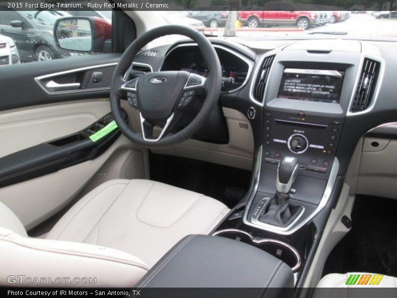 Dashboard of 2015 Edge Titanium