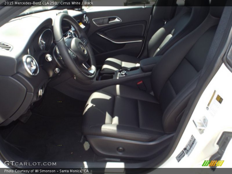 Cirrus White / Black 2015 Mercedes-Benz CLA 250