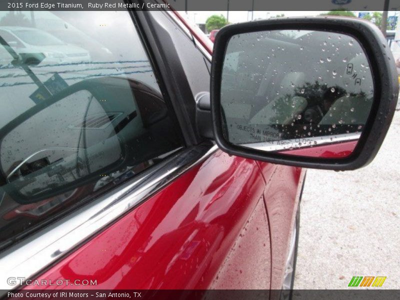 Ruby Red Metallic / Ceramic 2015 Ford Edge Titanium