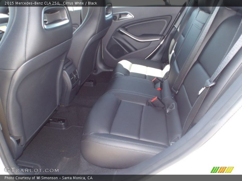 Cirrus White / Black 2015 Mercedes-Benz CLA 250