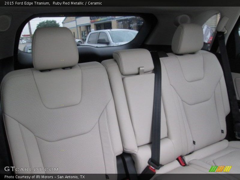 Ruby Red Metallic / Ceramic 2015 Ford Edge Titanium