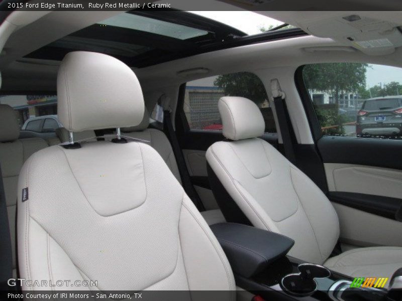 Front Seat of 2015 Edge Titanium