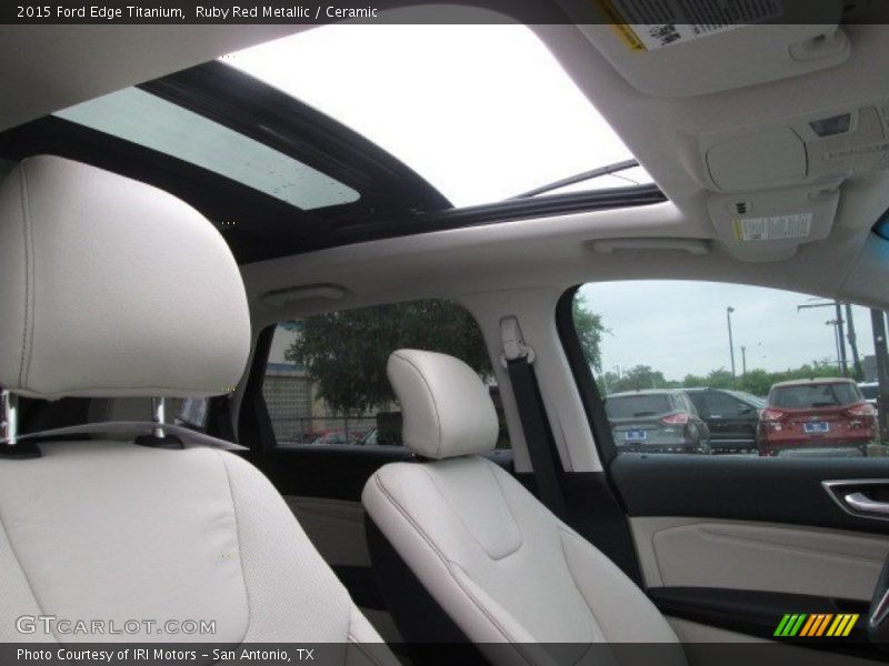 Sunroof of 2015 Edge Titanium