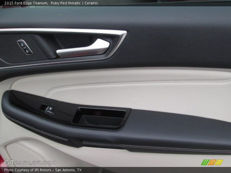 Ruby Red Metallic / Ceramic 2015 Ford Edge Titanium