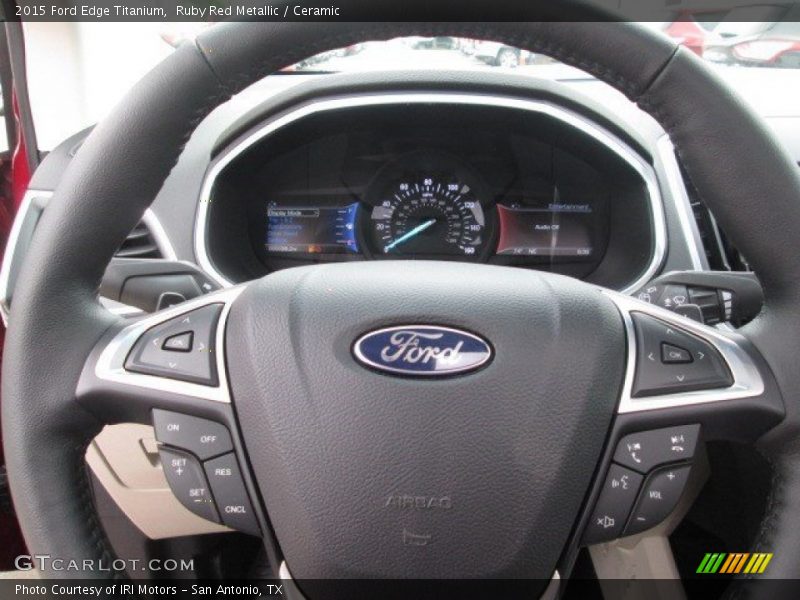 2015 Edge Titanium Steering Wheel