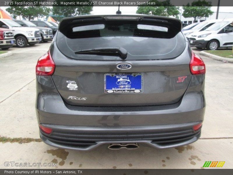 Magnetic Metallic / ST Charcoal Black Recaro Sport Seats 2015 Ford Focus ST Hatchback