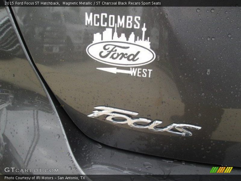 Magnetic Metallic / ST Charcoal Black Recaro Sport Seats 2015 Ford Focus ST Hatchback
