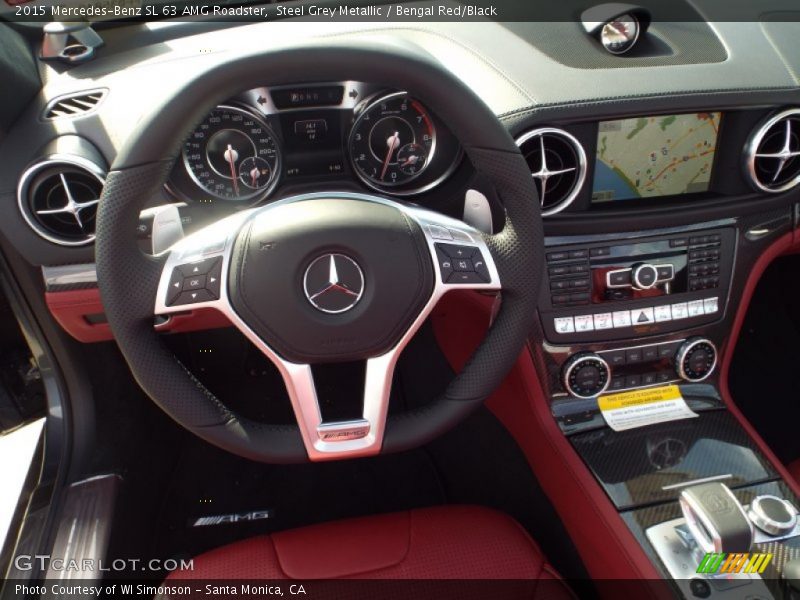 Dashboard of 2015 SL 63 AMG Roadster