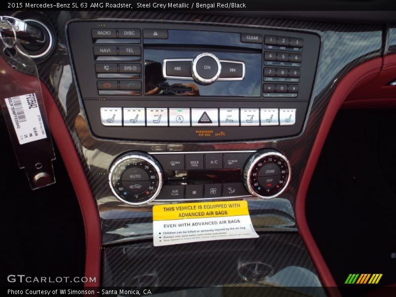 Controls of 2015 SL 63 AMG Roadster