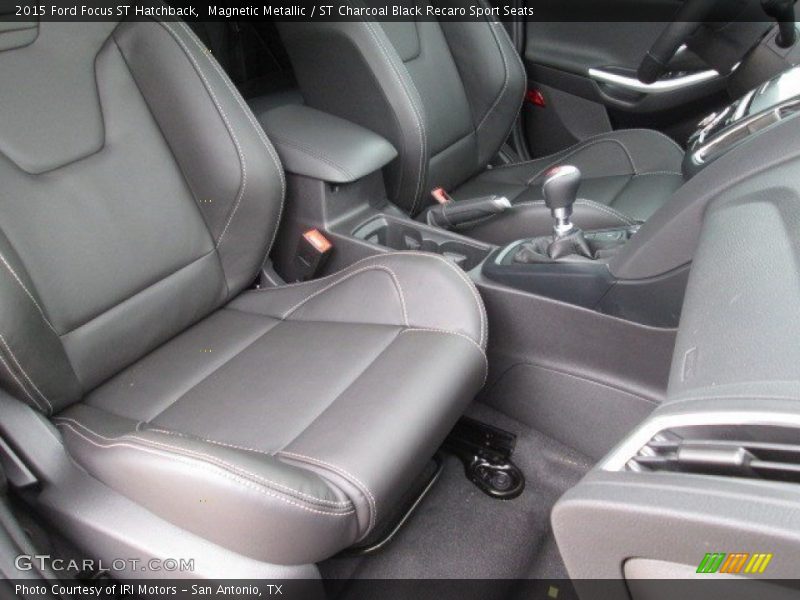 Magnetic Metallic / ST Charcoal Black Recaro Sport Seats 2015 Ford Focus ST Hatchback